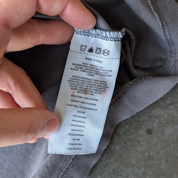 Filson Whidbey Henley Gray Short Sleeve Tee large - Picture 7 of 8